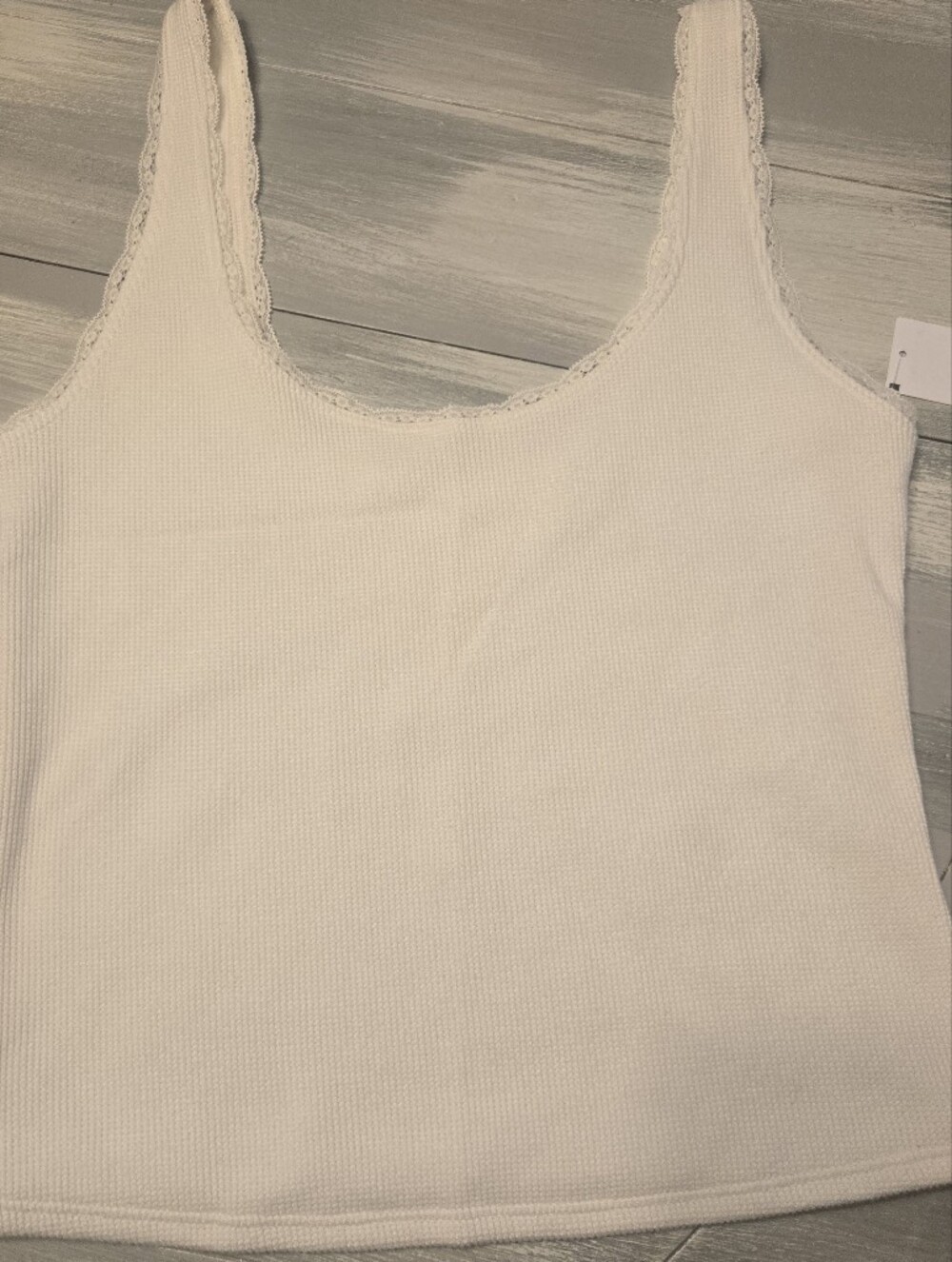 NWT Hollister Gilly Hicks Lace-Trim Tank Top